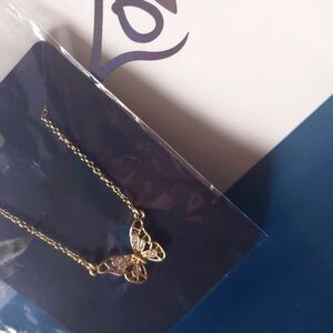 Lovisa Butterfly Faux Gold Necklace NEW